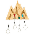 Klíčenka Y Y Vertical Key Holder Mountain Mappie