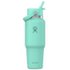 32 OZ WIDE FLEX STRAW TRAVEL BOTTLE Mermain Green