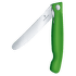Nůž Victorinox Swiss Classic Foldable Paring knife, wavy Green