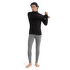 Triko dlouhý rukáv Icebreaker Merino 200 Oasis LS Half Zip Men Black