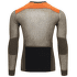Triko dlouhý rukáv Aclima WoolNet Hiking Crew Neck shirt Men Jet Black/Tarmac/Gold Flame