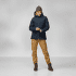 Bunda Fjällräven Stina Padded Jacket Women Black