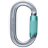 OVAL TRIPLE LOCK CARABINER Polished