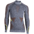 Triko dlouhý rukáv UYN Ambityon UW Shirt LS Melange Turtleneck Men Black Melange/Orange/Yellow