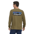 Triko dlouhý rukáv Patagonia Long-Sleeved P-6 Logo Responsibili-Tee Men New Navy