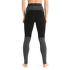 Legíny Icebreaker 200 ZoneKnit Leggings Women BLACK/JET HTHR/CB