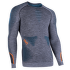 Triko dlouhý rukáv UYN Ambityon UW Shirt LS Melange Men Black Melange/Atlantic/Orange Shiny