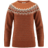 Övik Knit Sweater Women Autumn Leaf-Desert Brown