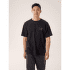 Triko krátký rukáv Arcteryx Kragg Cotton Logo SS Men 24K Black