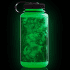 Láhev Nalgene 32oz WM Glow Glow w/Black Worms
