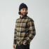 Košile dlouhý rukáv Fjällräven Singi Heavy Flannel Shirt Men Dark Navy-Buckwheat Brown