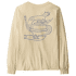 Triko dlouhý rukáv Patagonia Long-Sleeved Graphic T-Shirt Kids Skisel: Undyed Natural