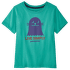 Triko krátký rukáv Patagonia Regenerative Organic Certified Cotton Graphic T-Shirt Baby Live Simply Seal: Fresh Teal