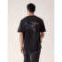 Triko krátký rukáv Arcteryx Kragg Cotton Logo SS Men 24K Black