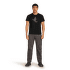 Triko krátký rukáv Icebreaker Merino 150 Tech Lite SS Tee Skiing Yeti Men BLACK