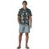 Košile krátký rukáv Patagonia Go To Shirt Men Moon Tripper: Blue Sage