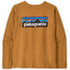 Triko dlouhý rukáv Patagonia Long-Sleeved P-6 Logo Women Dried Mango