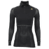 WoolNet Polo W/Zip Women Jet Black