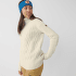 Svetr Fjällräven Övik Cable Knit Roller Neck Women Chalk White