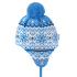 Merino čepice BW22 cyan 115