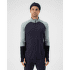Triko dlouhý rukáv Mons Royale Olympus Merino Half Zip Men Dew / 9 Iron / Black