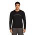 Triko dlouhý rukáv Icebreaker Merino 150 Tech Lite LS Tee Rainer Ridge Men BLACK