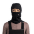 Kukla Buff TECH FLEECE HINGED BALACLAVA SOLID BLACK