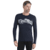 Triko dlouhý rukáv Icebreaker Merino 200 Oasis LS Crewe Men Midnight Navy
