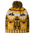CABIN SKI TUKE HIB SUMMIT GOLD HIM SUIT JACQUARD/POM