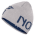 /29 mid merinoUll logo Beanie Grey Melange