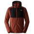 Mikina The North Face HOMESAFE FULL ZIP FLEECE HOODIE Men BRANDY BROWN/TNF BLACK
