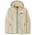 Retro Pile Hoody Women Natural w/Ellwood Green