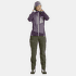 Bunda Ortovox FLEECE GRID HOODY WOMEN 54201 deep ocean
