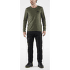 Triko dlouhý rukáv Fjällräven Forever Nature Badge LS T-Shirt Men Buckwheat Brown