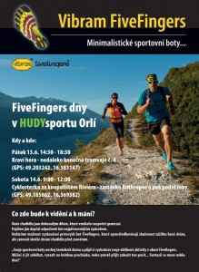 Pozvánka na testovací den FiveFingers