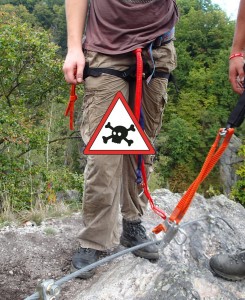 Bez tlumiče na&nbsp;via ferratě