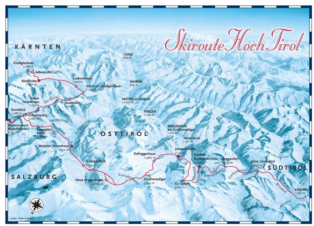 Hoch Tirol mapa