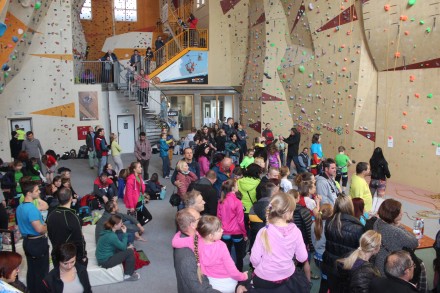 ROCK EMPIRE dětské lezecké závody na HUDY lezecké stěn v Ústí nad Labem