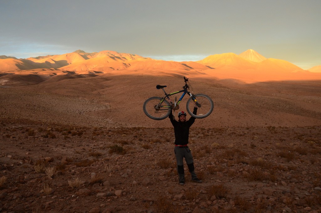 Odměna za nejtěžší výšlap na kole v životě!