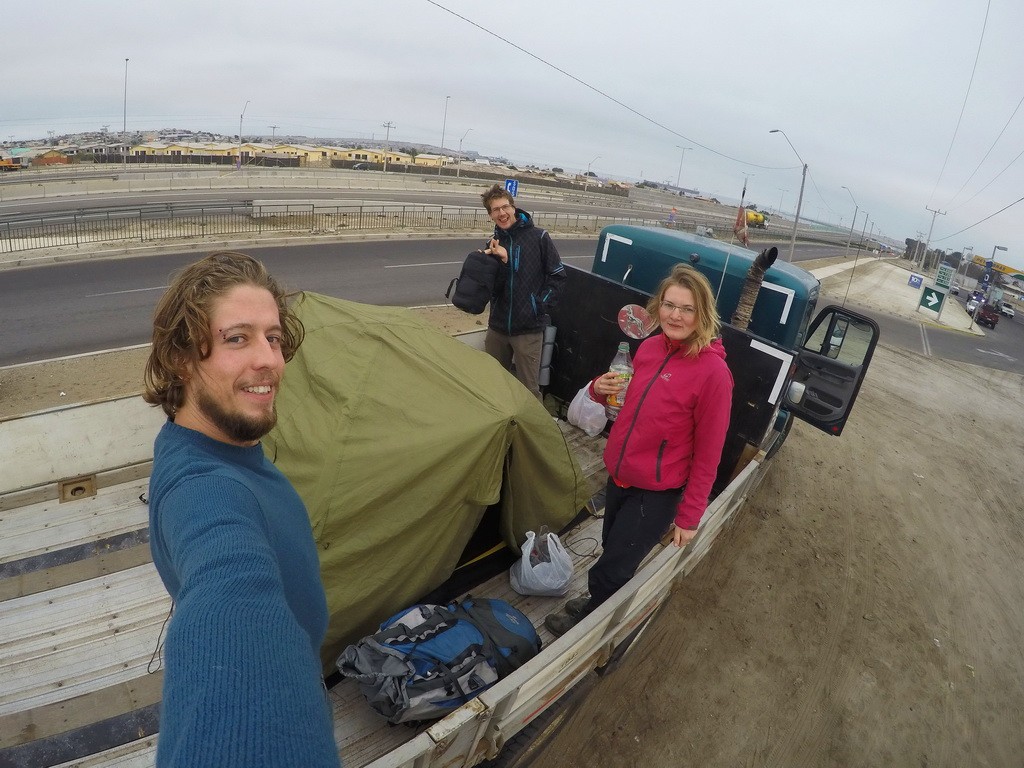 David se přidal k naší stopovací tour